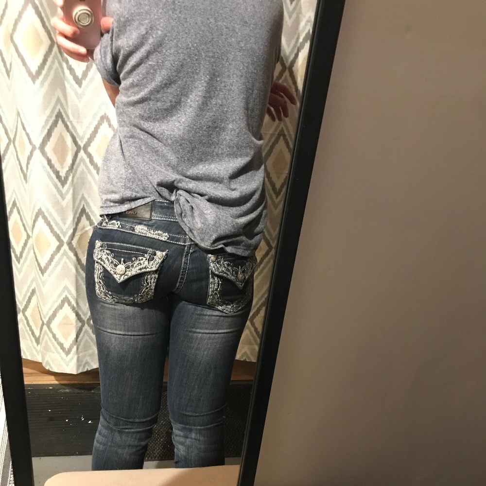 Grace in LA Jeans - Bootcut - Bling - Size 27